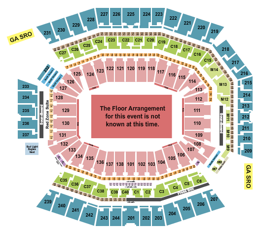 Lincoln Financial Field Ed Sheeran Seating Chart